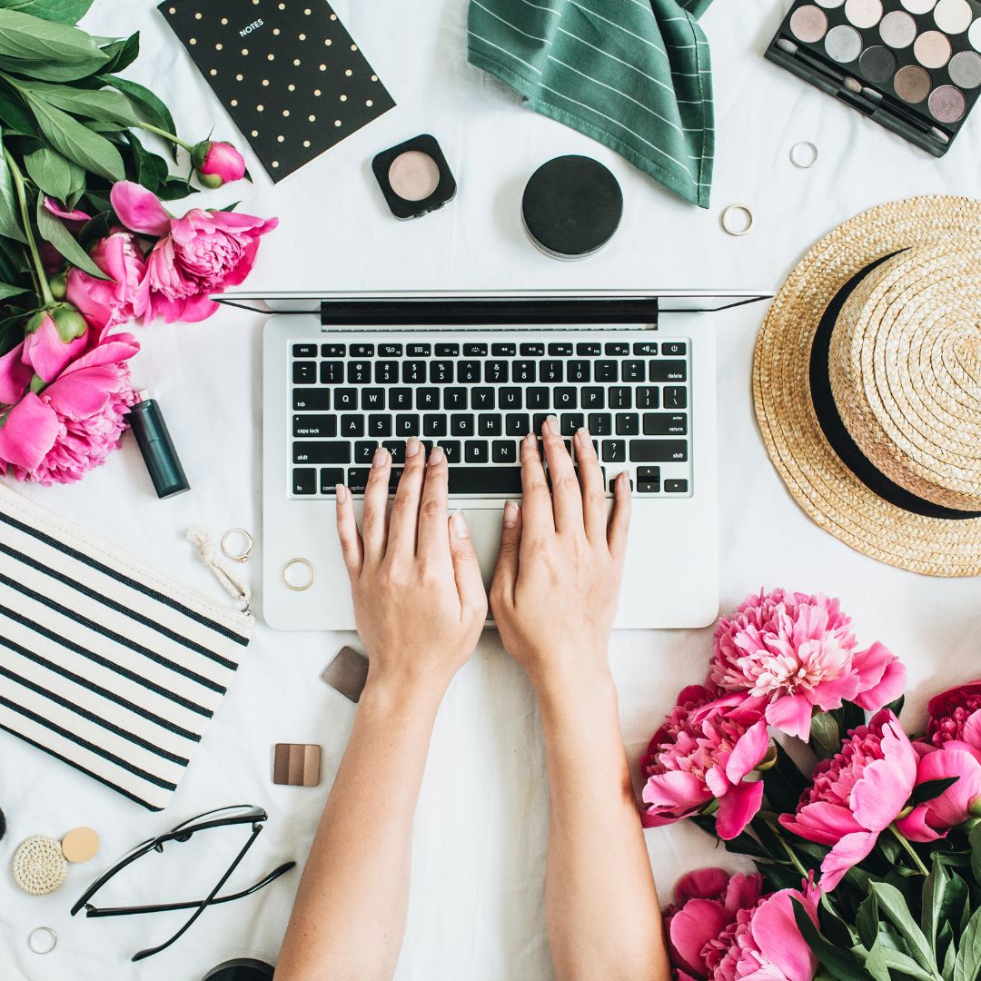 Fashion or beauty blog background